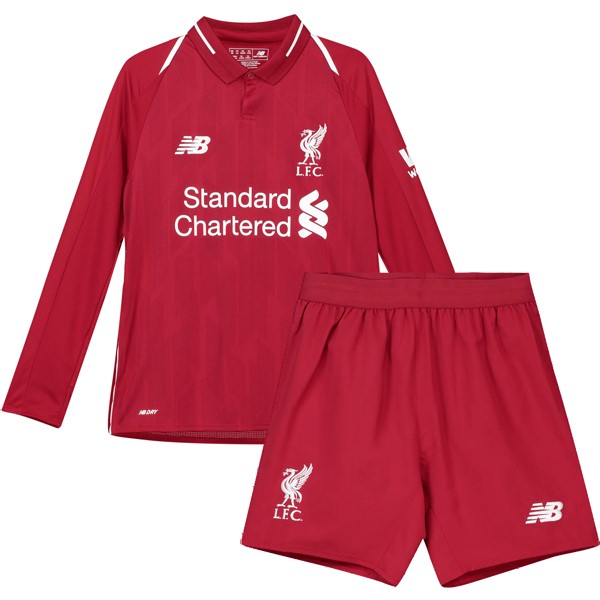 Camiseta Liverpool Primera equipación ML Niños 2018-2019 Rojo